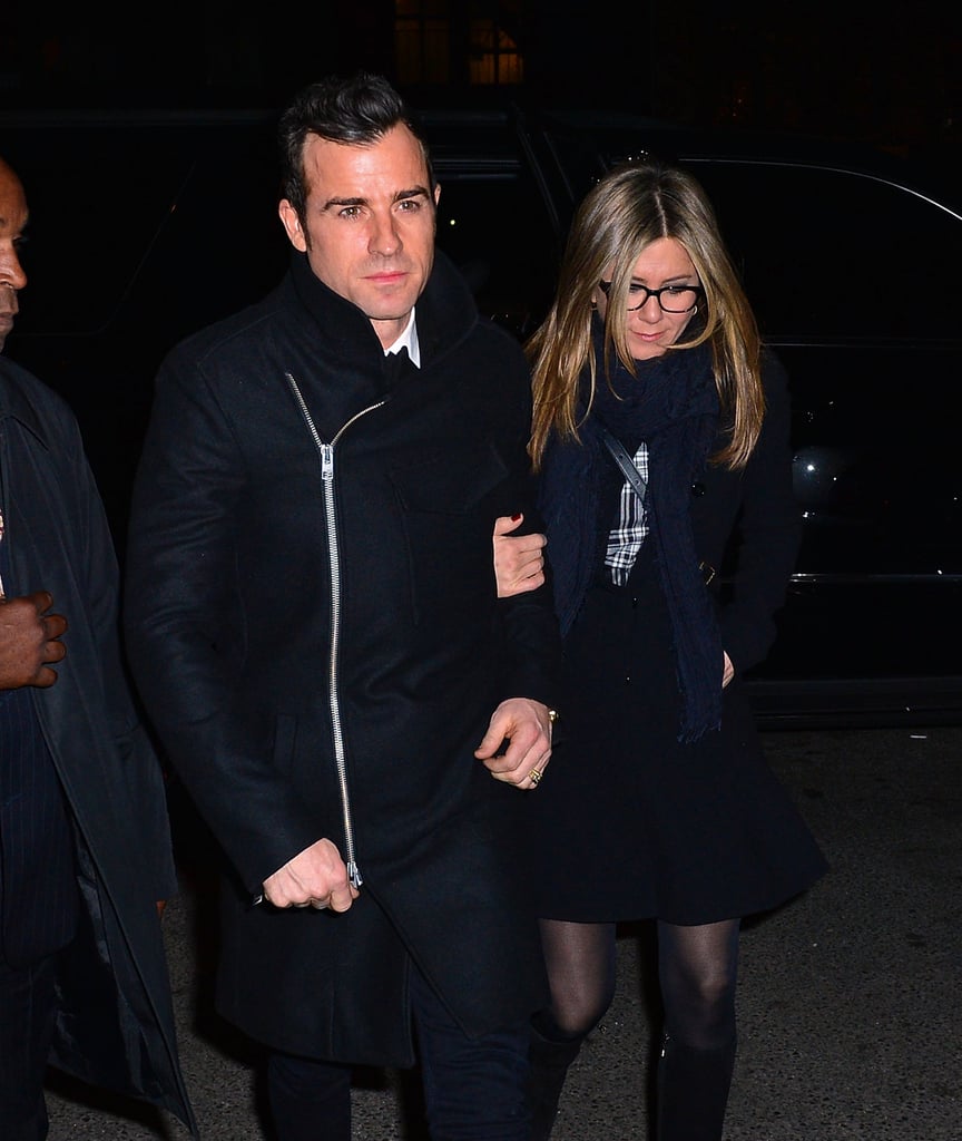 Jennifer Aniston and Justin Theroux in NYC | November 2014