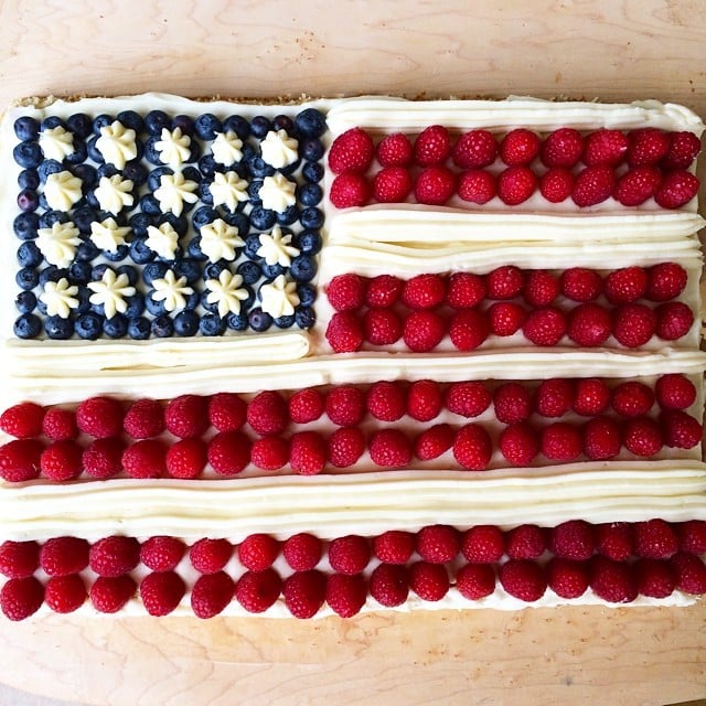 Her Flag Cake Game Is on Point