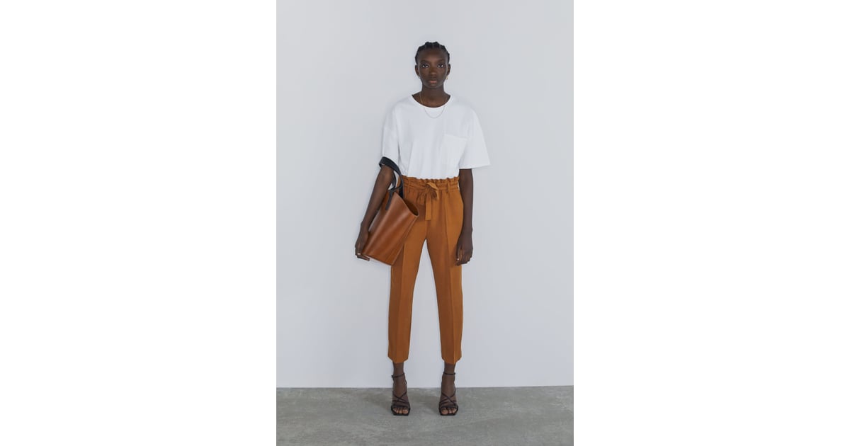 zara belted pants