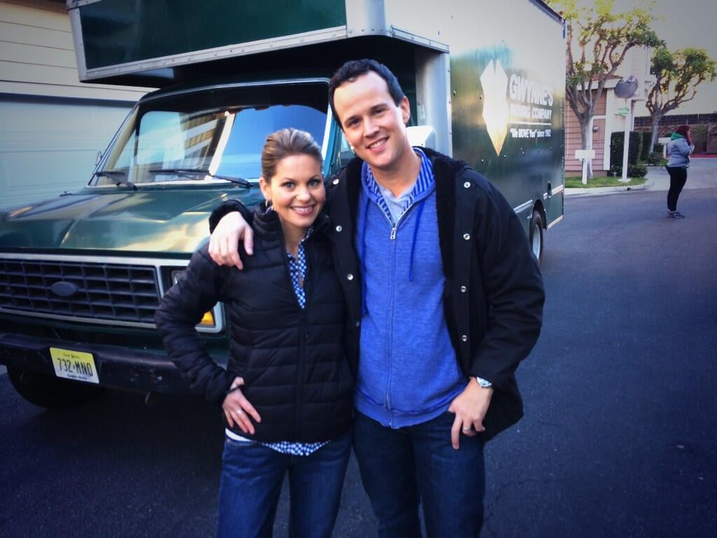 Scott: "So much fun with @candacecbure on the set of @TheNeighborsABC!! Candace it's so awesome to have you on the show! "