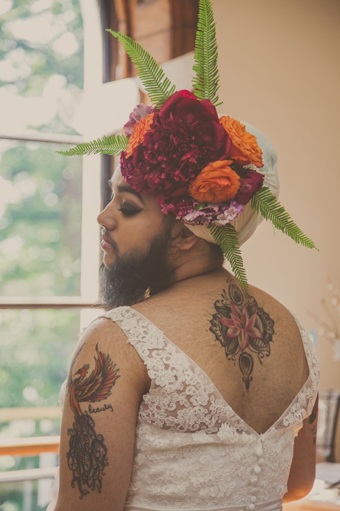 This Bearded Bride Will Change the Way You Perceive Beauty This Bearded Bride Will Change the Way You Perceive Beauty