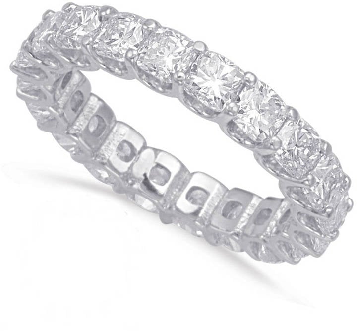 Etsy Carat Cushion Cut Diamond Eternity Band