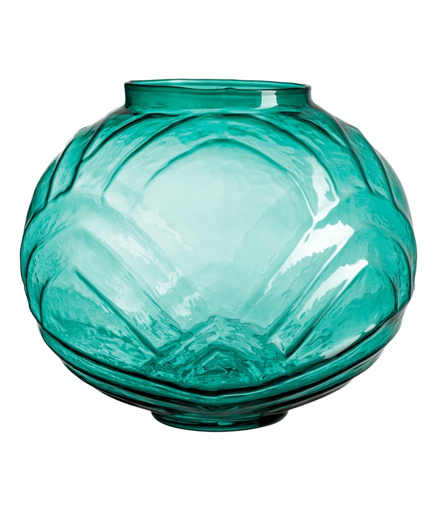 H&M Large Textured Glass Vase