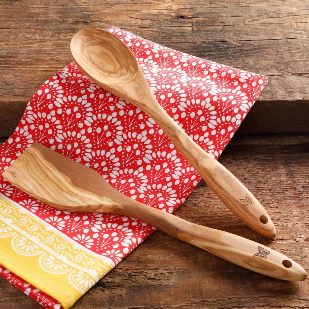 The Pioneer Woman Cowboy Rustic Turner and Spoon Set, 2-Pack ($14)