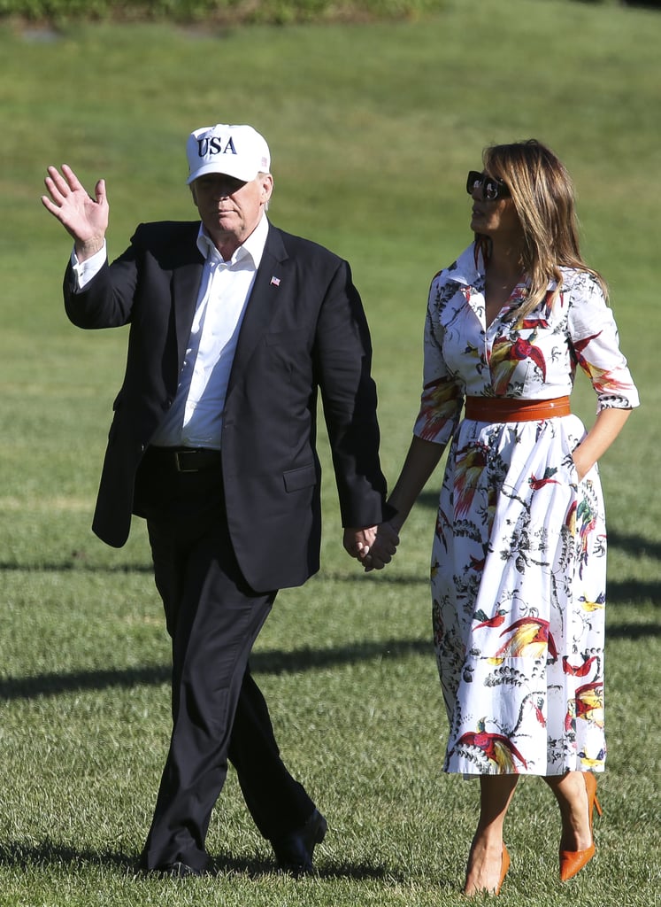 Melania Trump's Kasia Parrot Print Dress