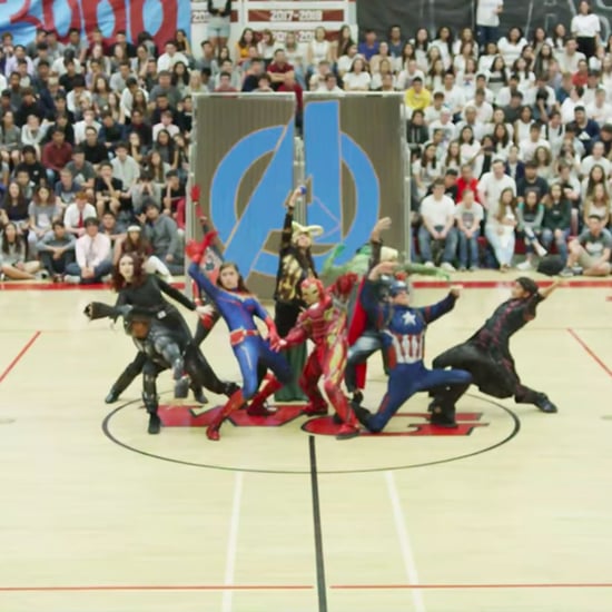 High School Dance Team's Marvel Homecoming Routine