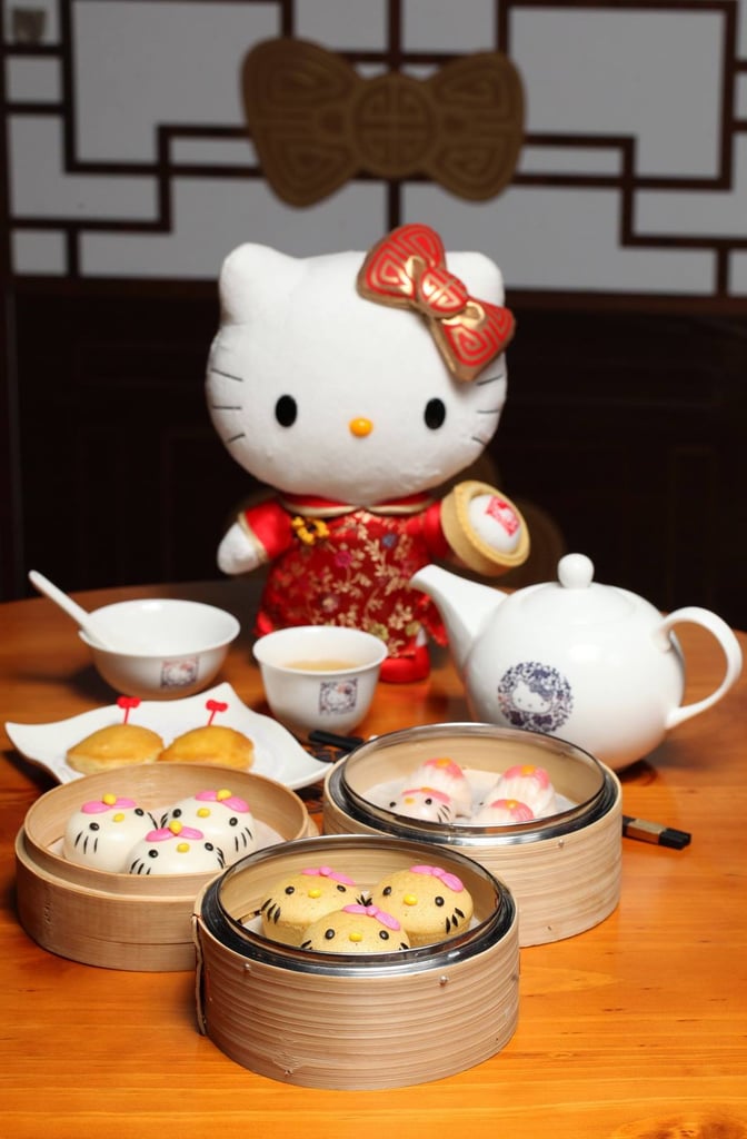 It's a Hello Kitty tea party!