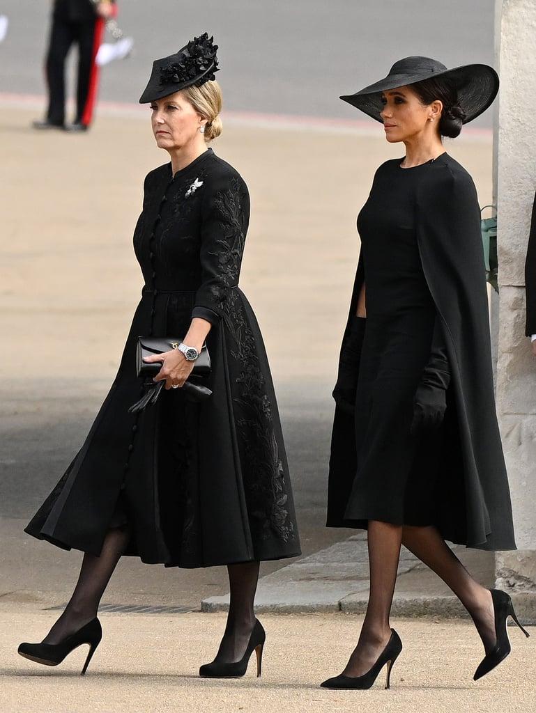 梅根·Markle在英国女王伊丽莎白二世的国葬,2022