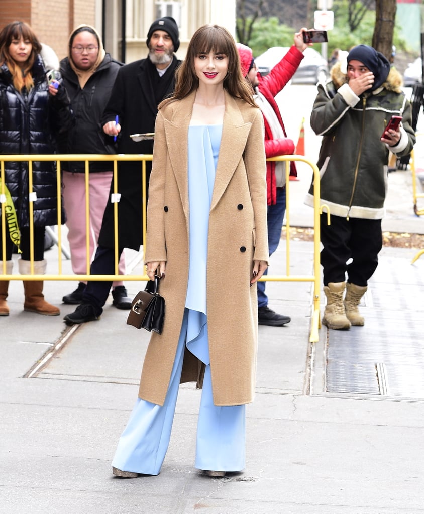 Lily Collins Winter Outfits