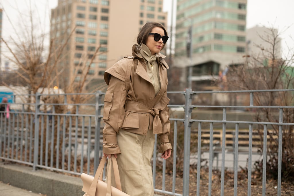 Cinch a cropped jacket over a dress for work, dinner, or brunch.