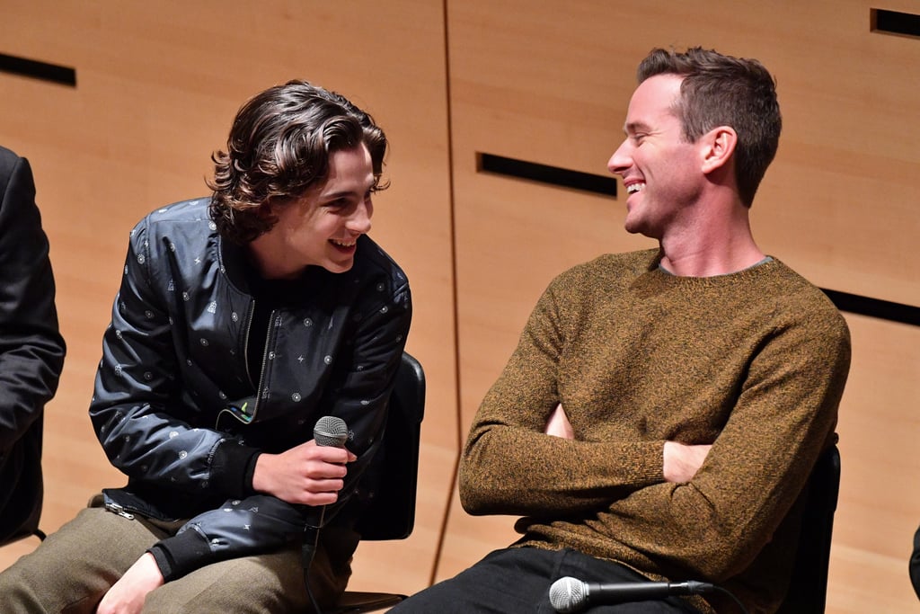 Armie Hammer and Timothee Chalamet Pictures