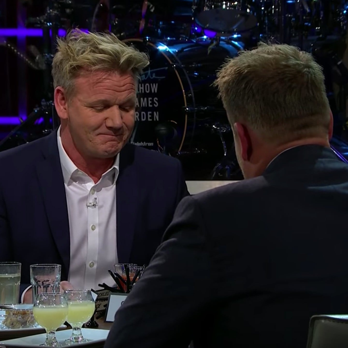 Gordon Ramsay On James Corden Spill Your Guts Video Popsugar Food Uk