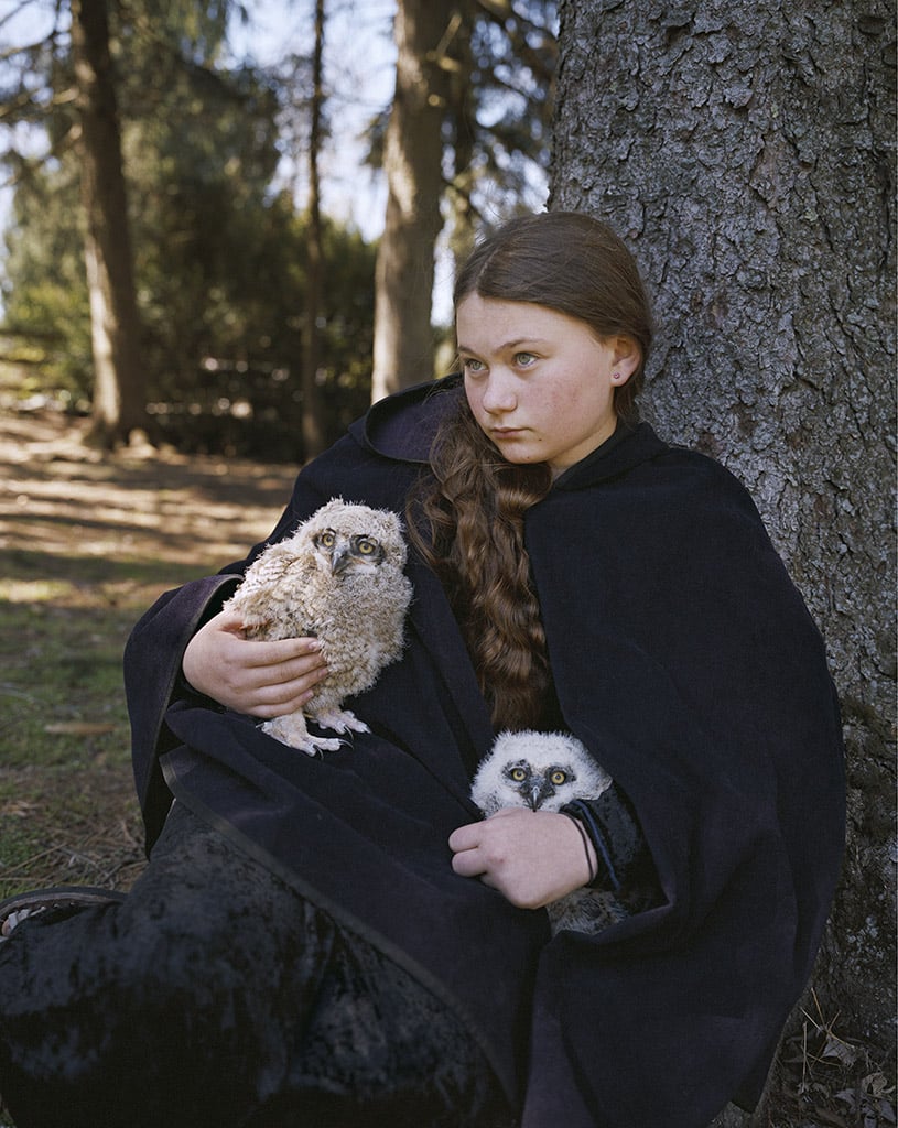 Robin Schwartz, Baby Horned Owls, 2011, from Amelia and the Animals (Aperture, 2014)
