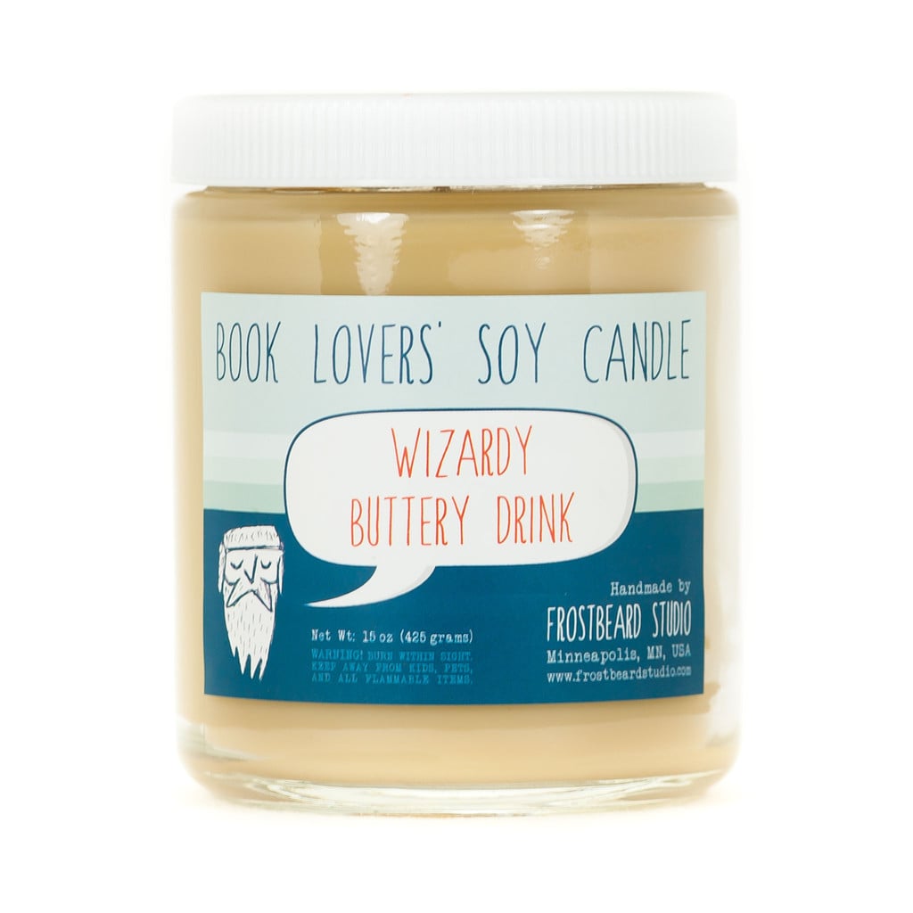 Wizardy Buttery Drink candle ($18) with butterscotch, crème brulée, and buttered rum notes