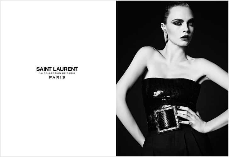 Cara Delevingne Saint Laurent Campaign Spring 2016