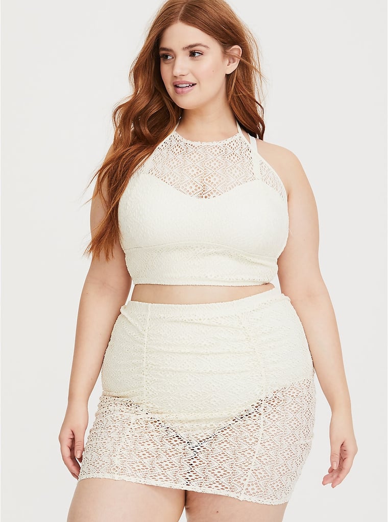 Torrid Flirt Ivory Crochet Bikini