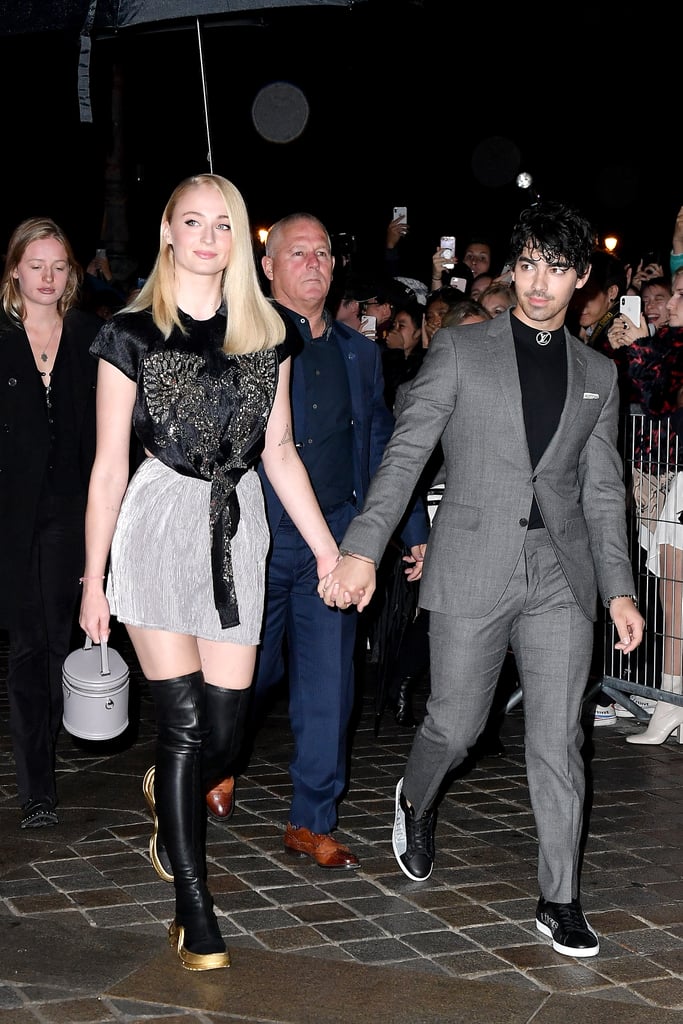 Joe Jonas and Sophie Turner at Paris Fashion Week 2018