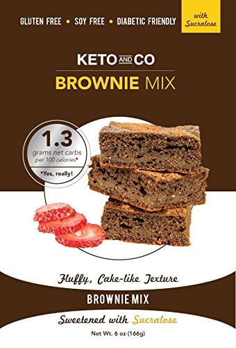Keto and Co's Low-Carb Brownie Mix