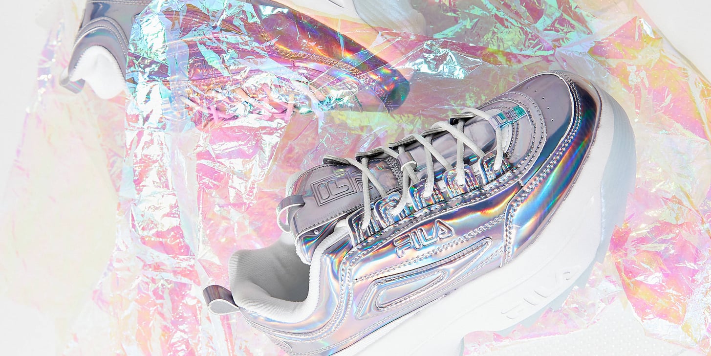 FIla Iridescent Sneakers at Urban Outfitters POPSUGAR Fashion UK
