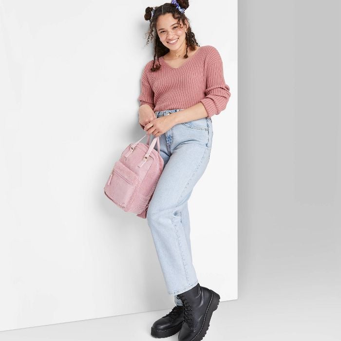 Don Your Denim: Wild Fable Super-High Rise Straight Dad Jeans
