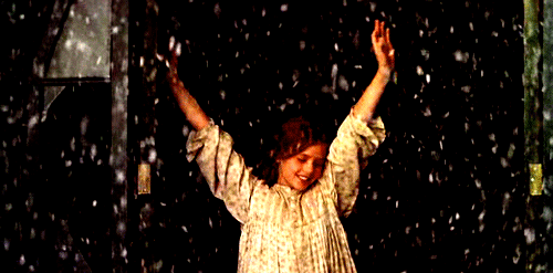 When Sara Spins Around in the Snow in The Little Princess Like an Angel