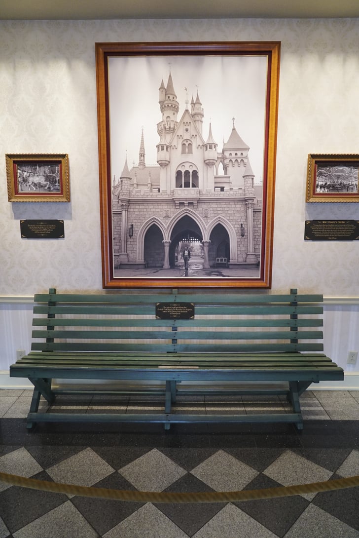 Visit Walt's special bench for inspiration. 50 Disneyland Tips and