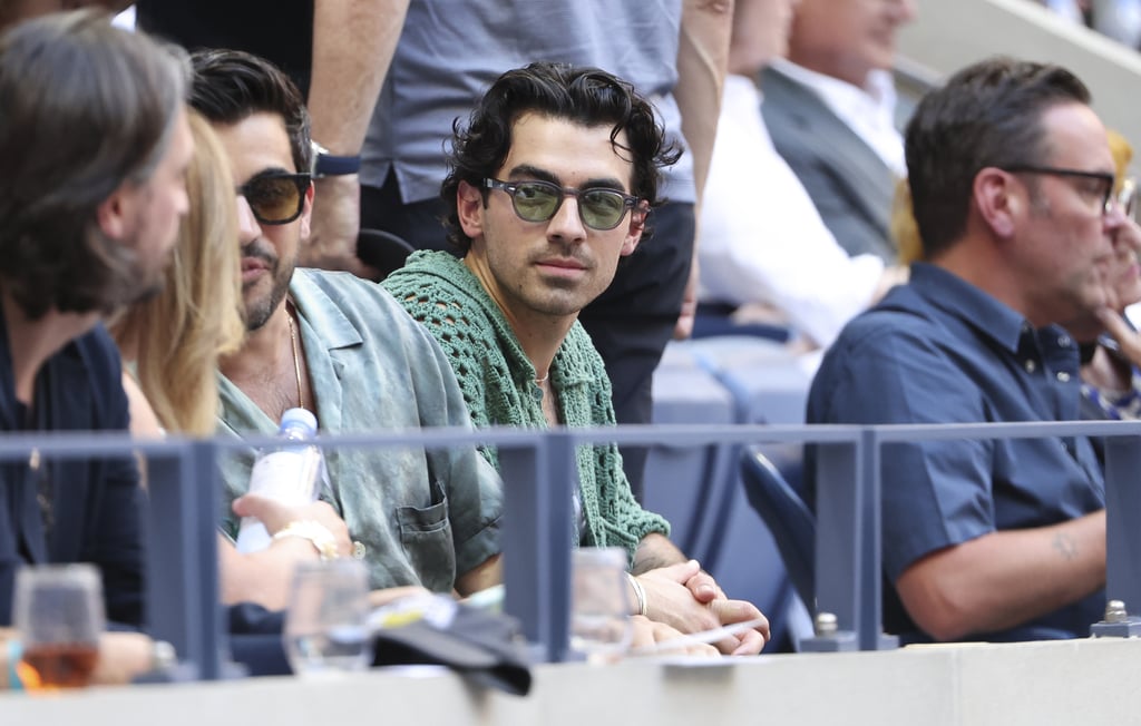 Joe Jonas at the US Open women's singles final match on Sept. 10.
