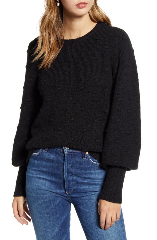 Rachell Parcell Bobble Stitch Sweater