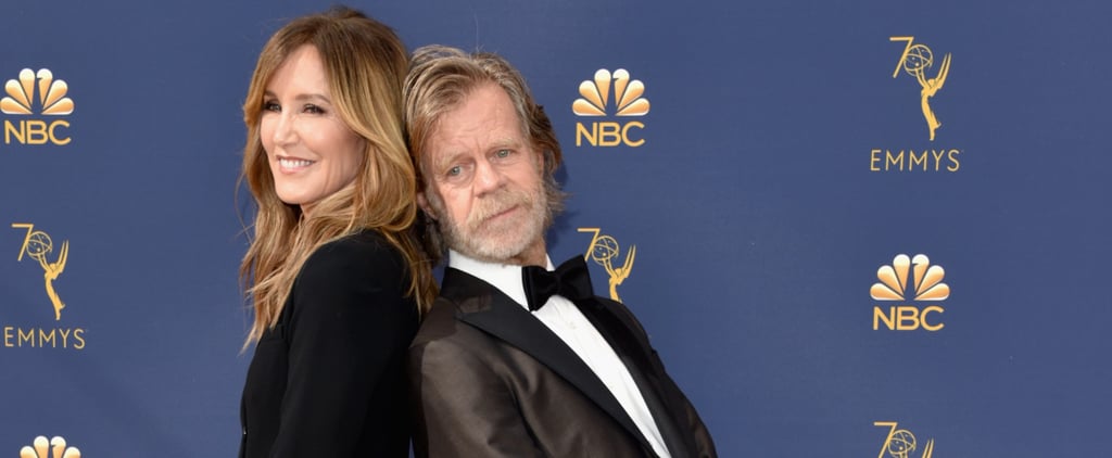 William H. Macy and Felicity Huffman at the 2018 Emmys