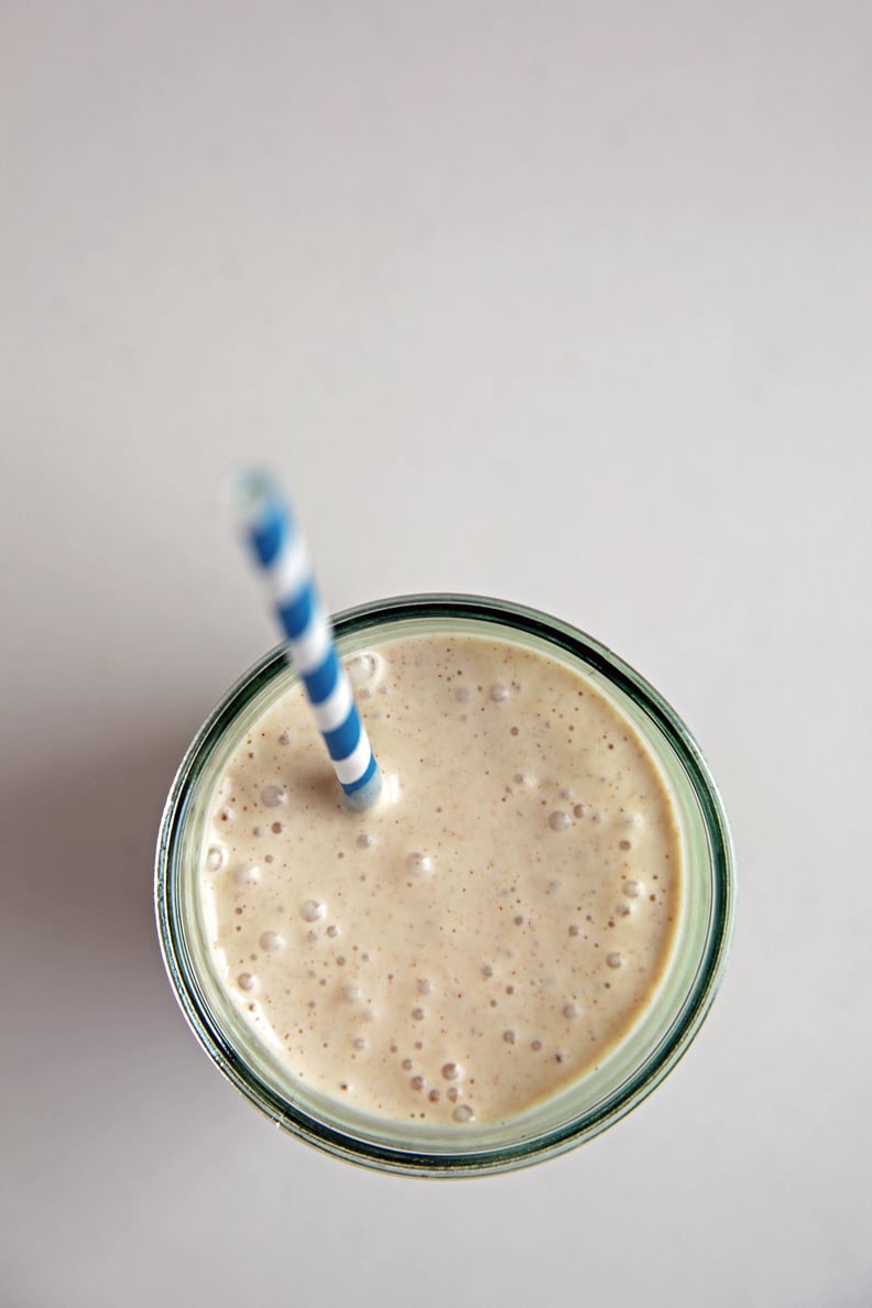 Banana Almond Greek Yogurt Smoothie