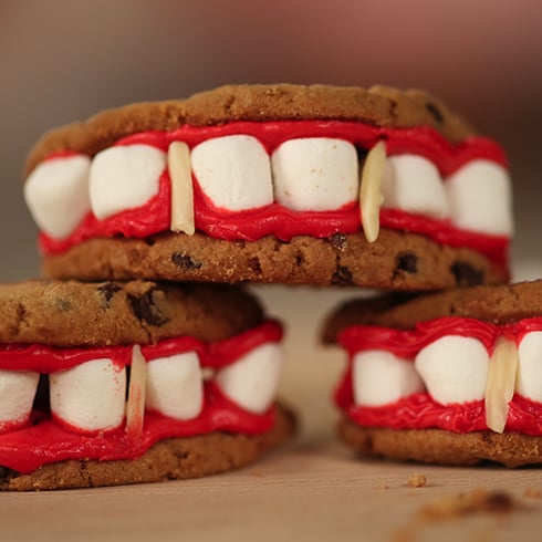 Fang Cookies Inspired by Vampire Diaries