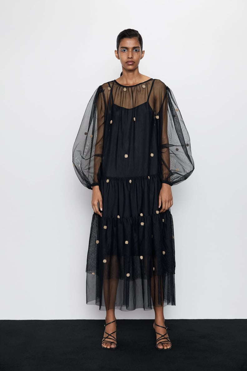 Zara Tulle Dot Dress