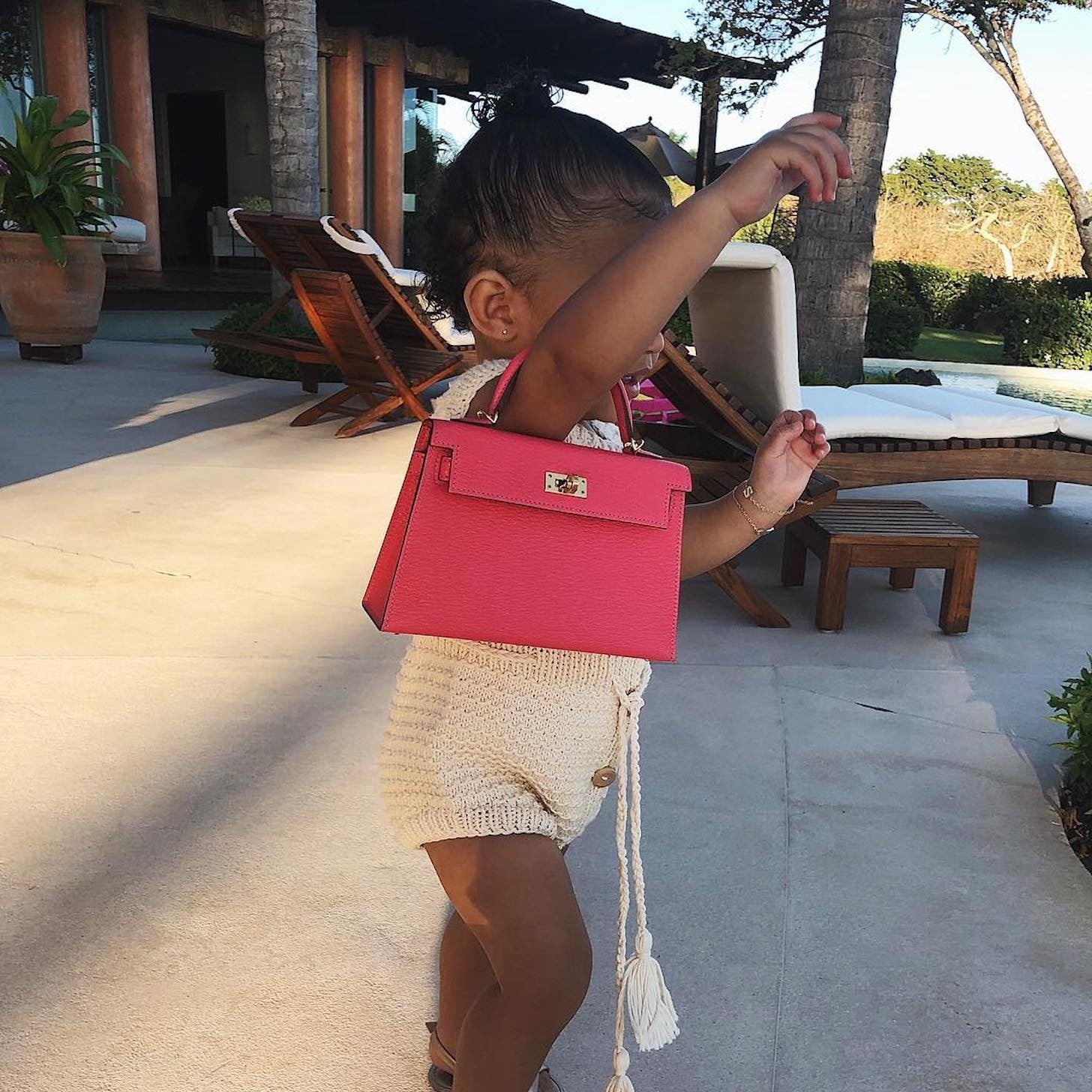 Pink mini shop birkin bag