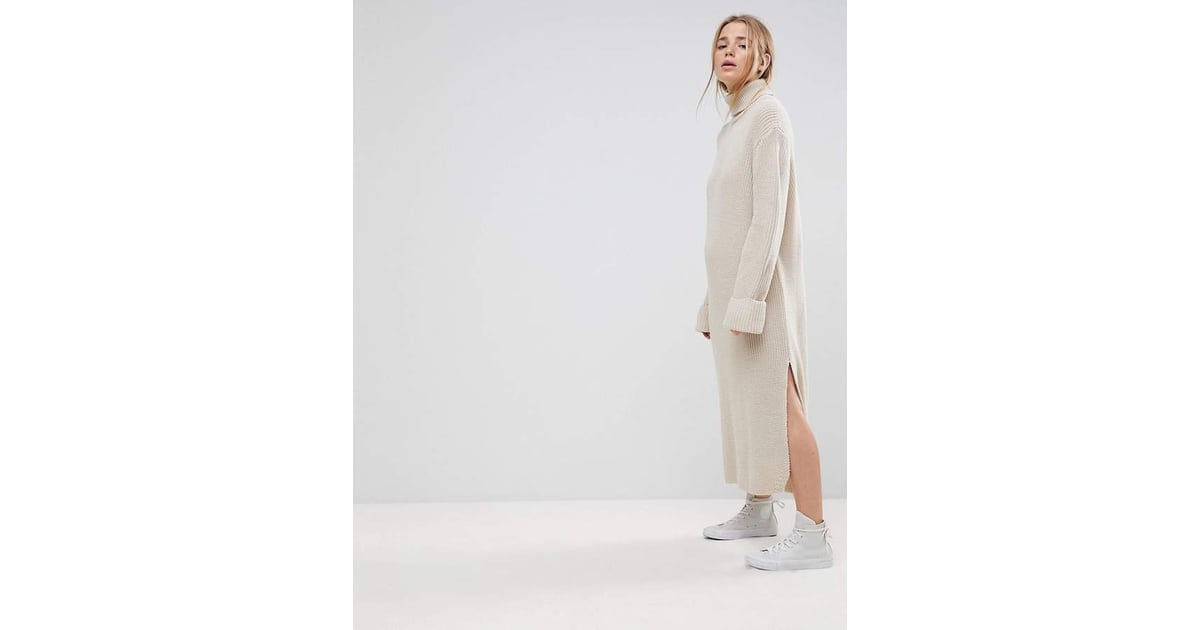 Asos Knitted Maxi Dress With Splits See And Shop Every Look Our