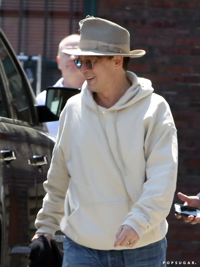 Johnny Depp Balding as Whitey Bulger on Black Mass Set