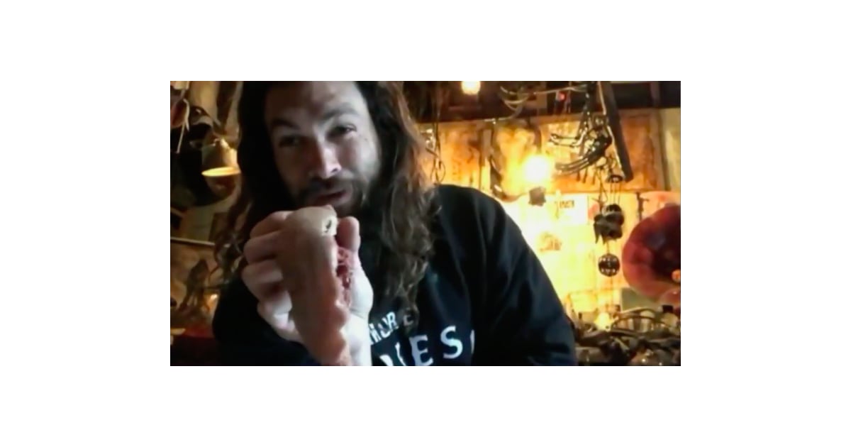Watch Jason Momoa Give Ellen a Tour of His Home's Man Cave POPSUGAR