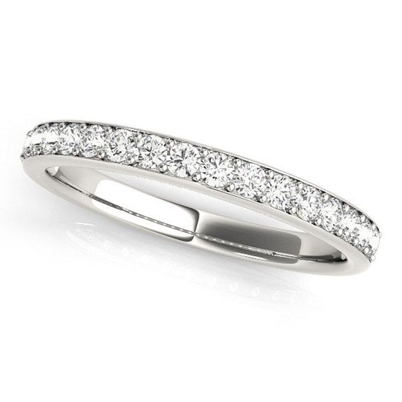 Etsy Wedding Band With Diamonds