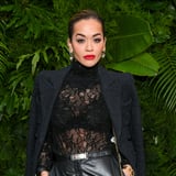 Rita Ora Casually Wears a Totally See-Through Naked Dress for a Hair Appointment