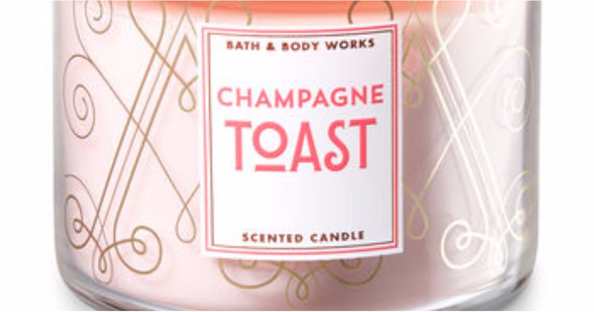 Bath & Body Works Champagne Toast Scented Candle POPSUGAR Beauty