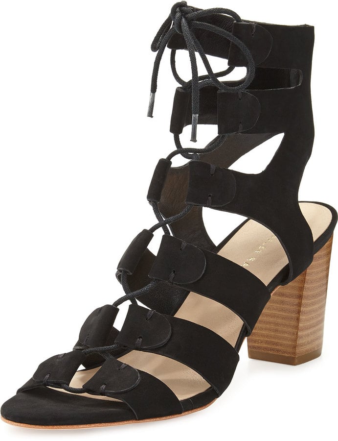 Loeffler Randall Thea Suede Lace-Up Sandal ($350)