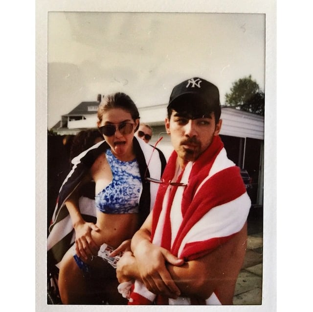 Joe Was the Red and White to Gigi's Blue on July 4