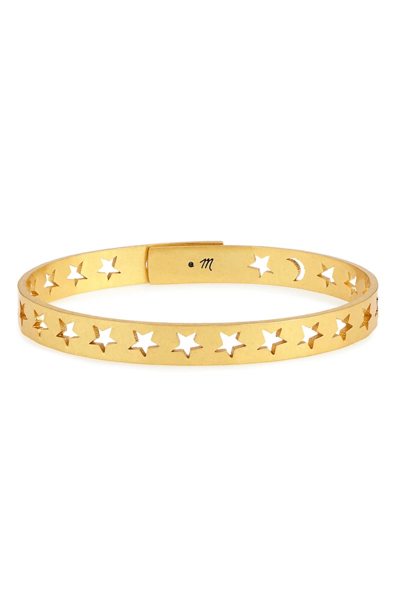 Madewell Star & Moon Bangle Bracelet