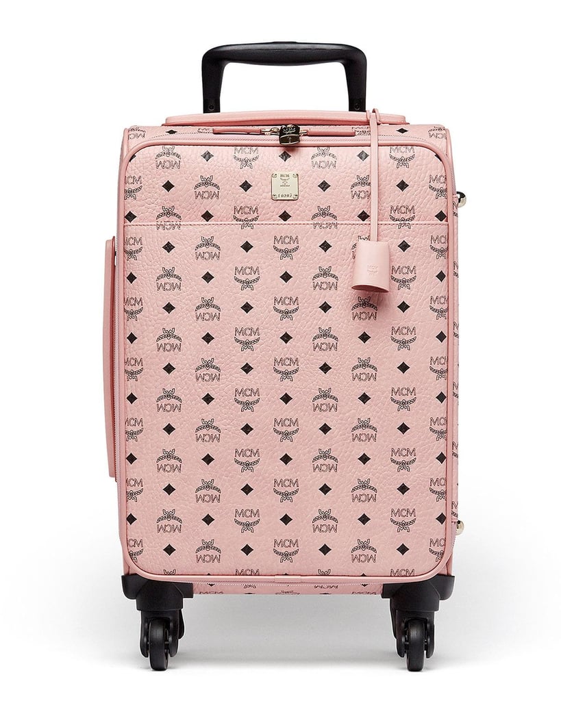 MCM Voyager Visetos Travel Carryon Suitcase