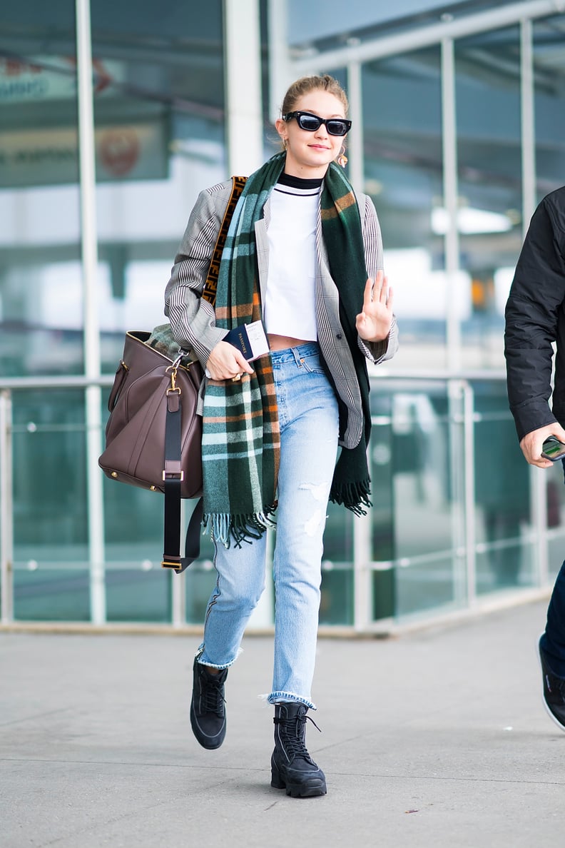 Cute Airport Outfits | POPSUGAR Fashion