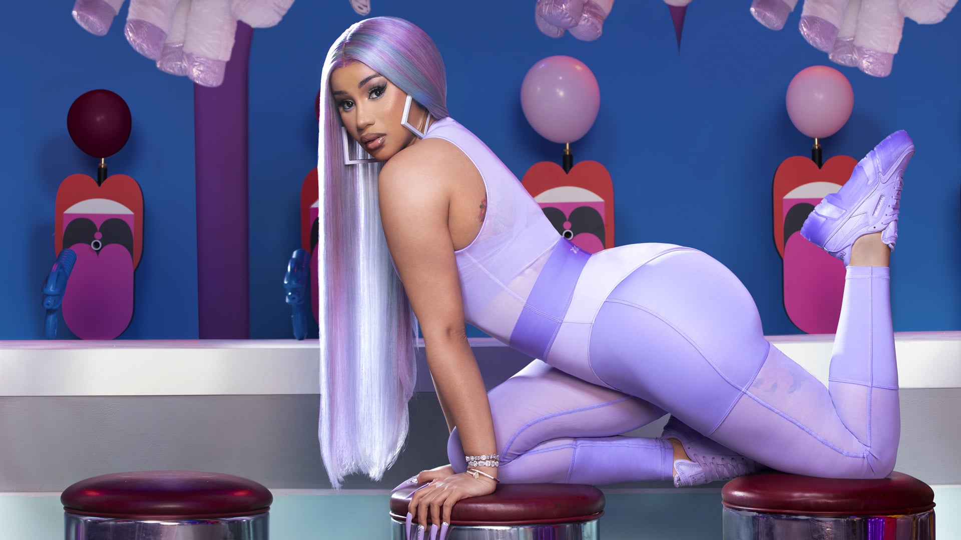 Cardi B Drops a '90s-Inspired Reebok Apparel Collection | POPSUGAR Fashion  UK