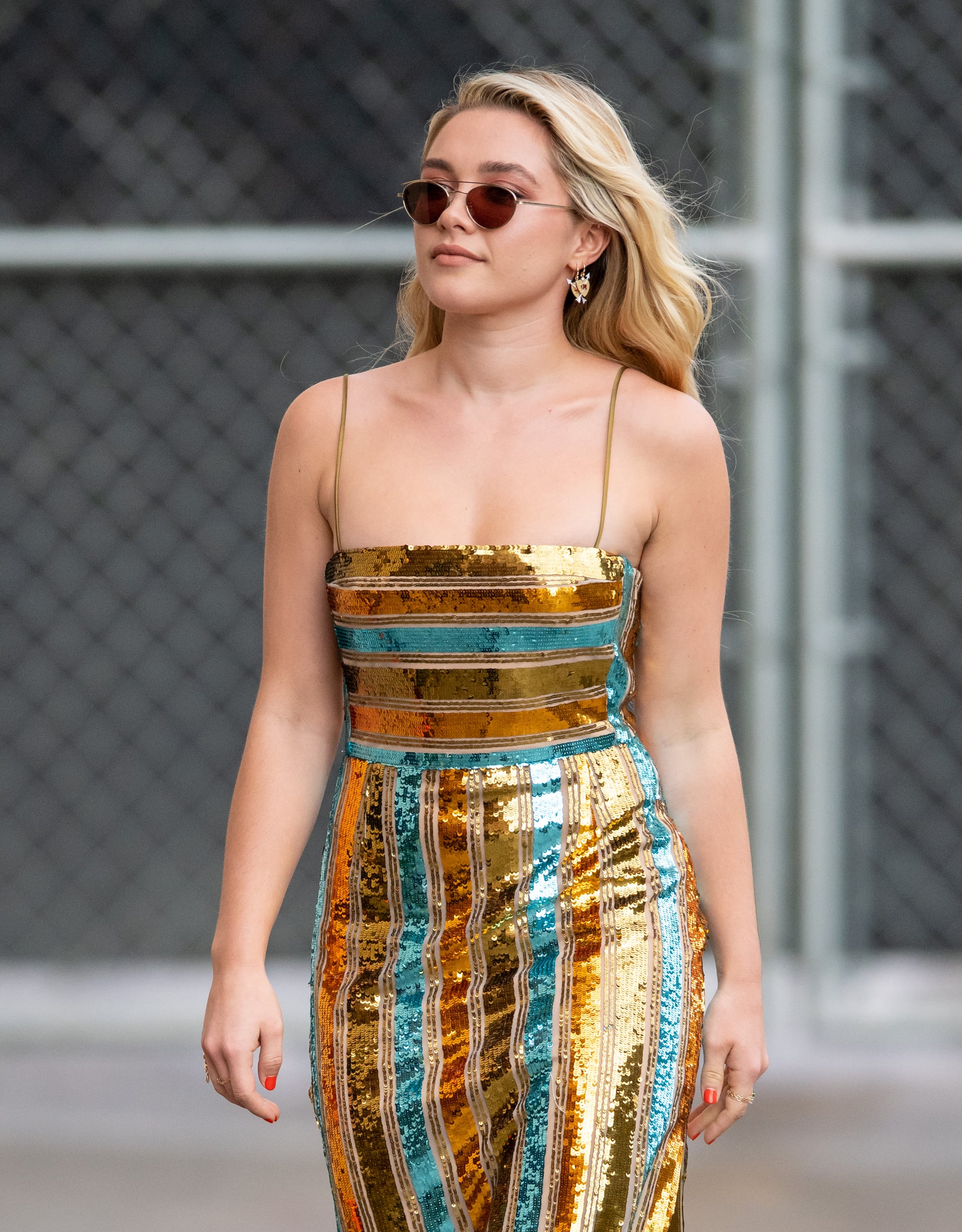 Striped clearance sequin dress
