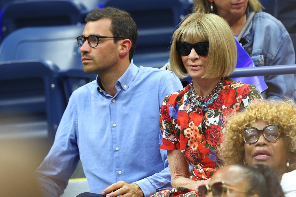 Anna Wintour on 29 Aug. at the US Open.
