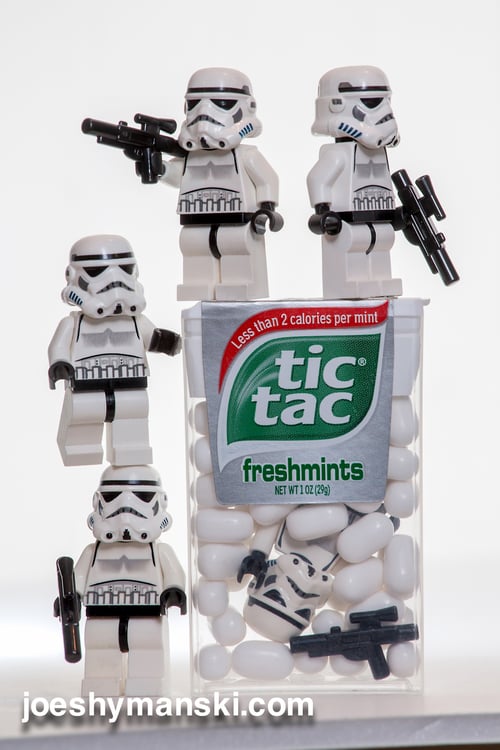 Guess stormtroopers prefer Tic Tacs over gum?