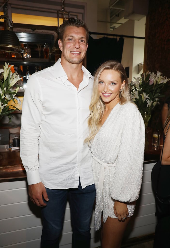 May 2019: Rob Gronkowski and Camille Kostek Celebrate Her Sports Illustrated Cover