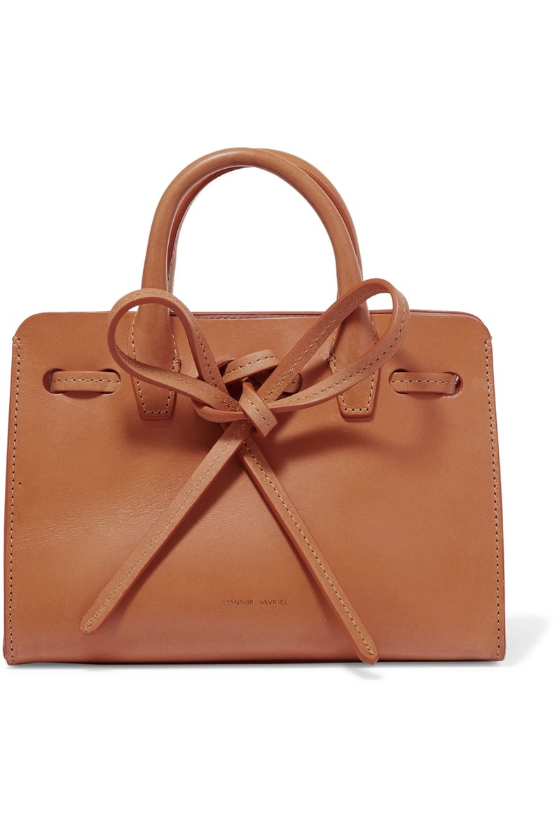 Mansur Gavriel Sun Mini Mini Leather Tote